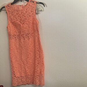 FINAL MARKDOWN Chocolate lace dress small